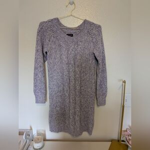 Y2k Vibe Abercrombie Purple Knit Sweater Dress